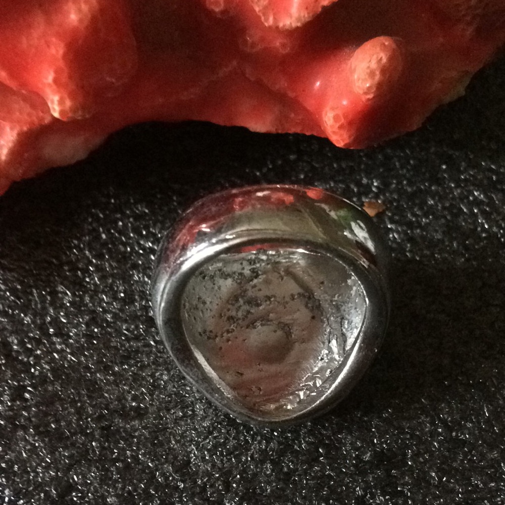 Evil Eye Silver Ring - image 2